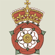 The Tudor rose badge.